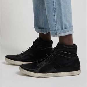 ONE TEASPOON X One Mens Sneakers Mr Lucky Star Black Size 6.5